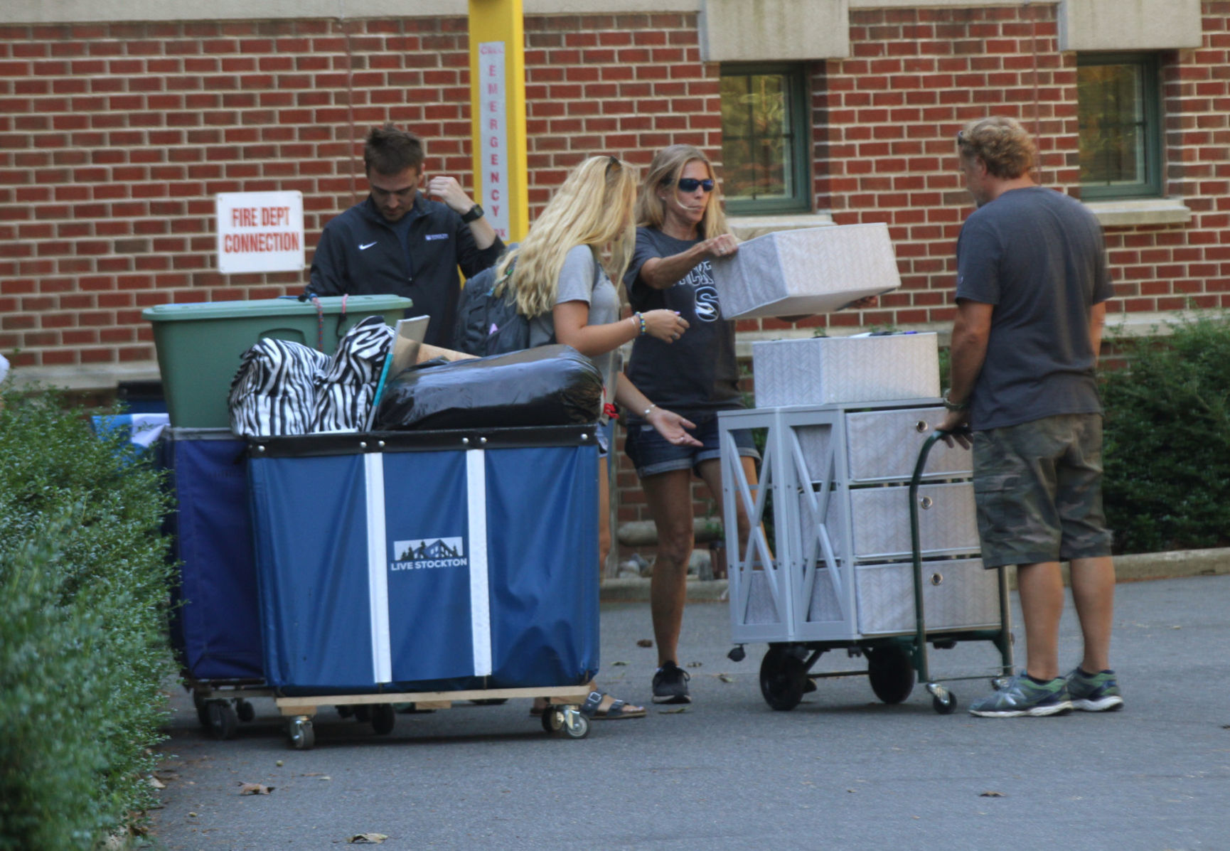 Stockton move in day
